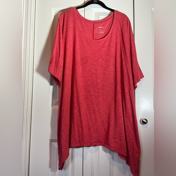 Sonoma Tops - Sonoma 3X Coral Short Sleeve Tee Shirt Plus Size Top